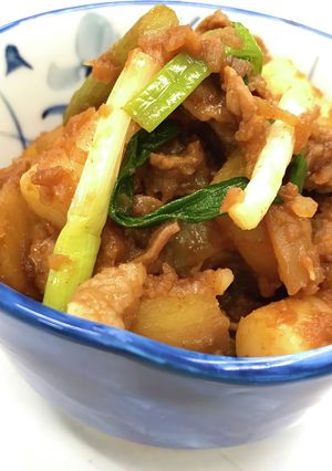 豚肉とさつまいもの甘辛煮-レシピのメイン写真
