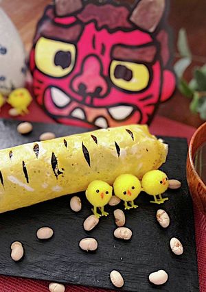 鬼のパンツの恵方巻き-レシピのメイン写真