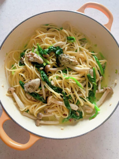 牡蠣のコンフィでクリームパスタ-レシピのメイン写真