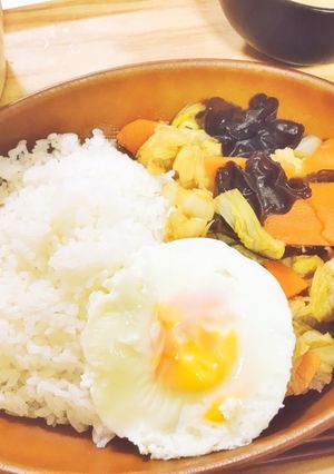 白菜のあんかけ丼-レシピのメイン写真