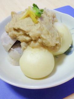 里芋の味噌餡かけ-レシピのメイン写真