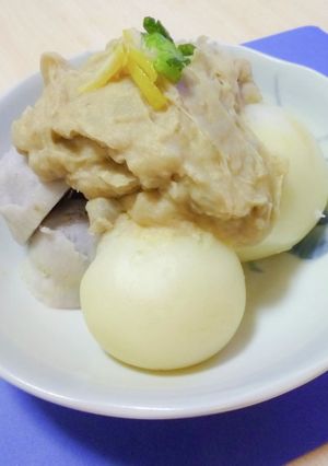 里芋の味噌餡かけ-レシピのメイン写真