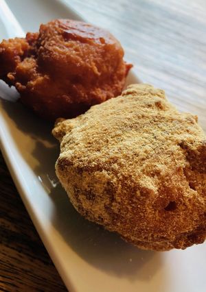 もち麦入ホットケーキMIXで豆腐ドーナツ-レシピのメイン写真