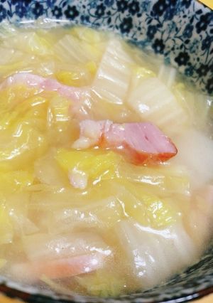 切って煮るだけ！白菜とベーコンの旨煮-レシピのメイン写真