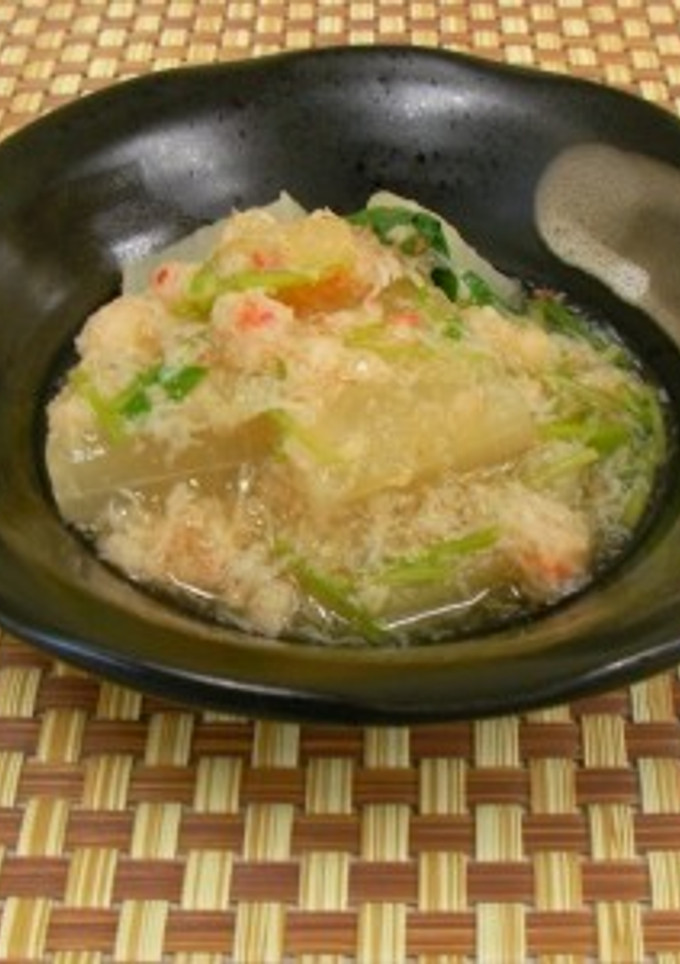 大根のかにあんかけ (透析食)-レシピのメイン写真