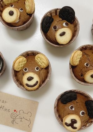 bear muffins-レシピのメイン写真