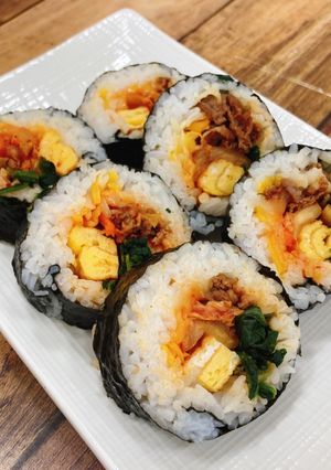 恵方巻きにも！チーズ入りキンパ-レシピのメイン写真