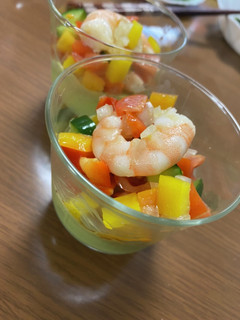 海老と野菜のグリーンムース-レシピのメイン写真
