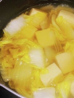 白菜と高野豆腐の煮浸し-レシピのメイン写真