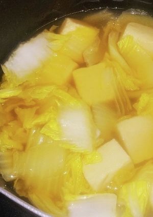 白菜と高野豆腐の煮浸し-レシピのメイン写真
