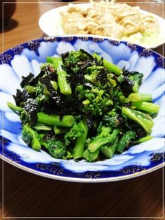 胡麻香る✿菜の花の海苔おかか和え-レシピのメイン写真