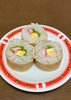 油揚げで簡単！！変わり太巻き-レシピのメイン写真