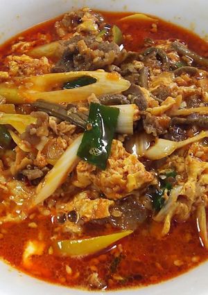 ユッケジャン温麺❗️旨辛-レシピのメイン写真
