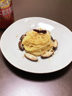 椎茸の和風パスタが絶品！出汁ロンチーノ-レシピのメイン写真