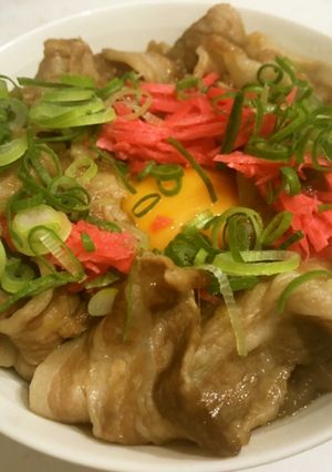 10分で作る簡単豚丼-レシピのメイン写真