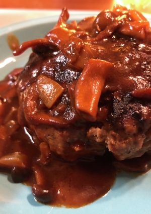 我が家のハンバーグ-レシピのメイン写真