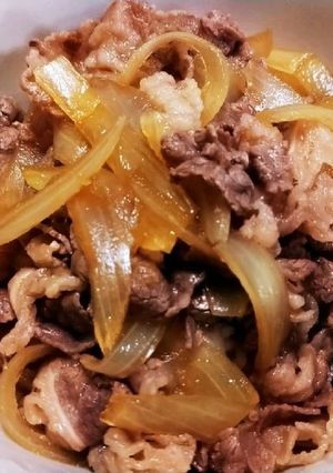 超簡単♡煮込むだけのお手軽牛丼♡-レシピのメイン写真