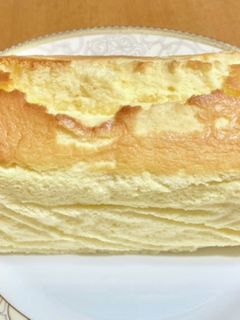 パウンド型でふわふわスフレチーズケーキ♡-レシピのメイン写真