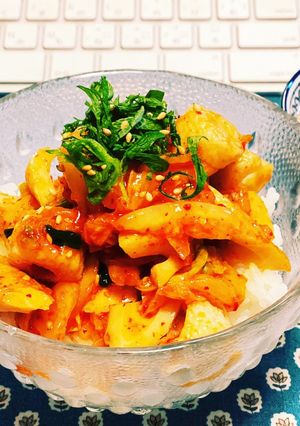キムちく丼-レシピのメイン写真