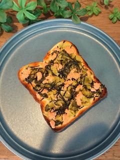 明太高菜パントースト《冷凍作りおき可-レシピのメイン写真