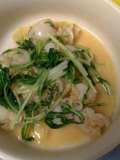 ホタテと水菜のバターポン酢☆-レシピのメイン写真