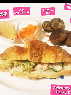 ミニハンバーグ♡&アボツナマヨサンド☆-レシピのメイン写真