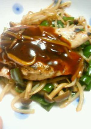 スパケチャソース×鶏むね肉　-レシピのメイン写真