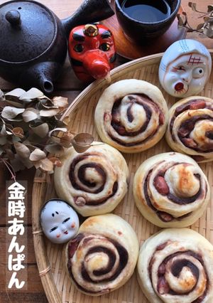 金時あんぱん-レシピのメイン写真