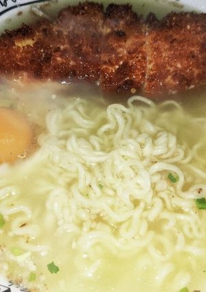 鶏むね肉のチキンカツ塩ラーメン-レシピのメイン写真