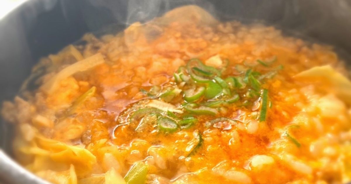 超絶旨辛ユッケジャンクッパ by べル坊 【クックパッド】 簡単おいしい