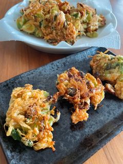 簡単☆長ネギとえのき☆かき揚げ-レシピのメイン写真