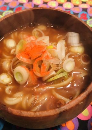 鍋洗うの楽！カレーの二次会はうどんで-レシピのメイン写真