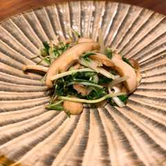 しいたけと水菜のしょうが炒め-レシピのメイン写真