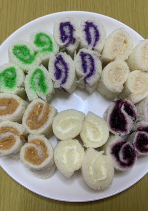 MrsWongちのおやつロールサンド-レシピのメイン写真