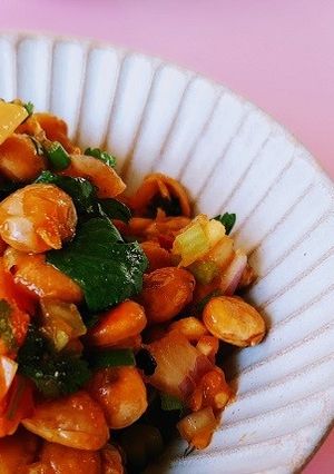節分の大豆で作る無限エスニックサラダ-レシピのメイン写真