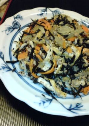 ひじきの塩胡椒炒め-レシピのメイン写真