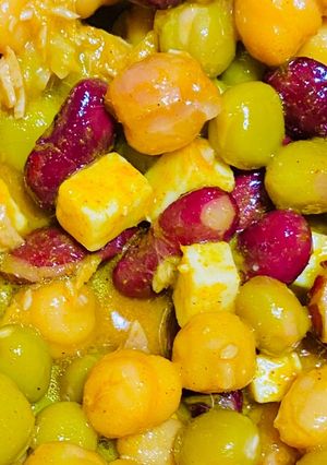 食べやすいカレー味豆とチーズとツナ-レシピのメイン写真