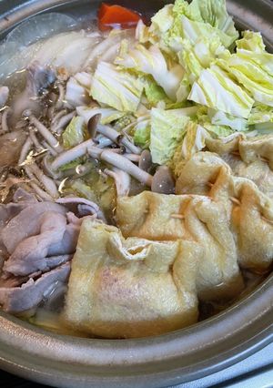 お鍋に餅巾着☆°。⋆-レシピのメイン写真
