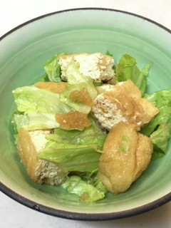 レタスと厚揚げのさっぱり和え☆-レシピのメイン写真