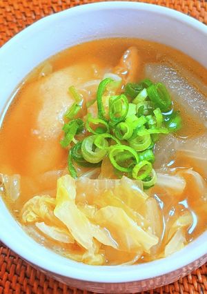おでんアレンジ生姜白菜スープ-レシピのメイン写真