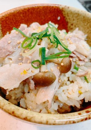 チャチャっと簡単　塩豚ネギごはん-レシピのメイン写真