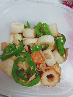 竹輪とピーマン炒め-レシピのメイン写真
