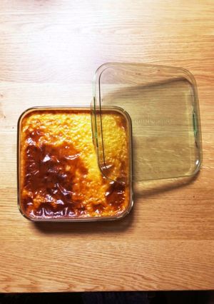 ガスオーブンで作るガラス容器の焼きプリン-レシピのメイン写真