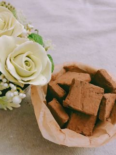 材料3つ!バレンタインに簡単生チョコ-レシピのメイン写真