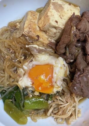 丼にもおかずにも！すき焼き風、肉豆腐-レシピのメイン写真