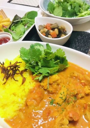 今日の夕飯は簡単柔らかバターチキンカレー-レシピのメイン写真
