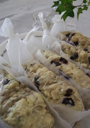 懐かしの味♡蒸しパン(ブルーベリー入り)-レシピのメイン写真