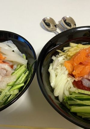 お刺身が韓国の味へ-レシピのメイン写真