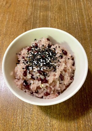 圧力鍋de赤飯デス-レシピのメイン写真