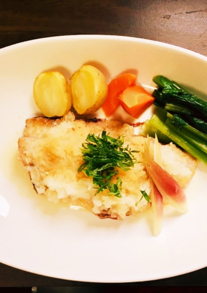 大根おろし二段活用！赤魚のおろし蒸し-レシピのメイン写真